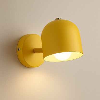 Applique murale Design Scandinave, spot métallique, Abat-jour en cloche orientable | Chambre couloir intérieur