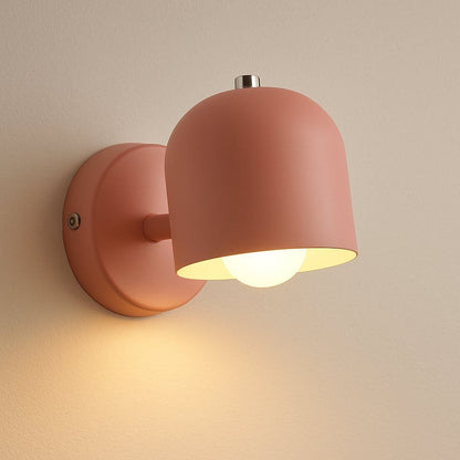 Applique murale Design Scandinave, spot métallique, Abat-jour en cloche orientable | Chambre couloir intérieur