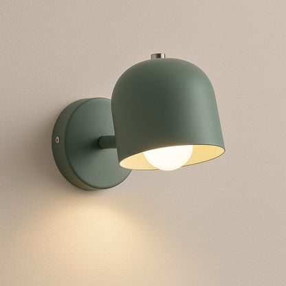 Applique murale Design Scandinave, spot métallique, Abat-jour en cloche orientable | Chambre couloir intérieur