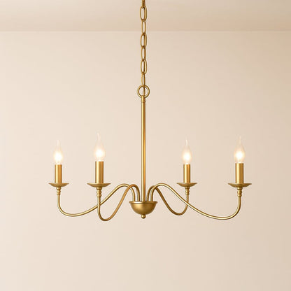 Lustre chandelier, suspension métal de style américain vintage | Salon salle à manger intérieur